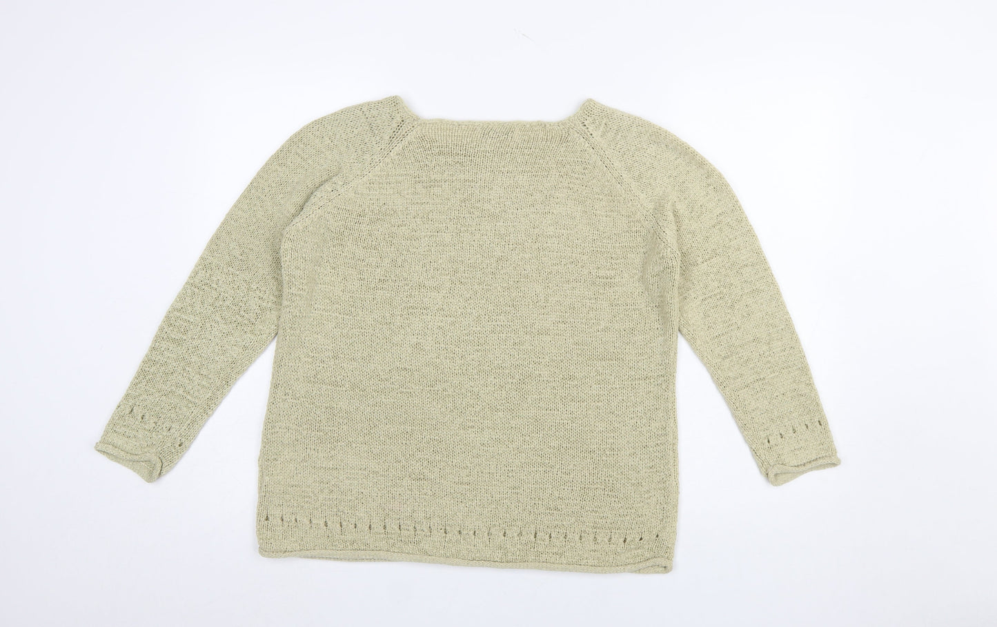 Evie Women’s Beige Knit Pullover Jumper Size 18-20 Long Sleeve