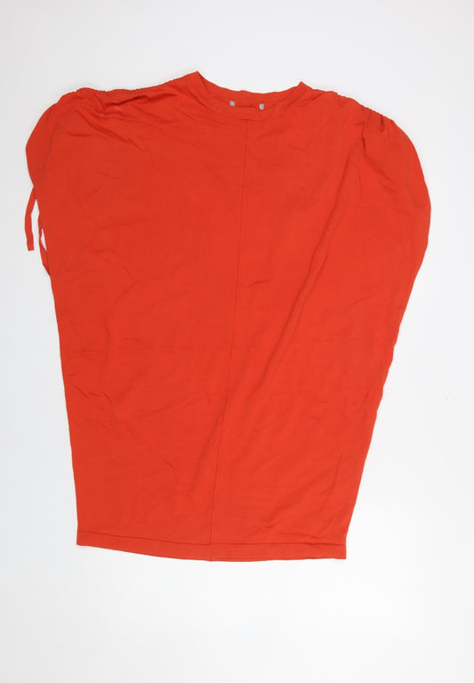 Oliver Bonas Women’s Red Cotton Tunic Blouse Size 8