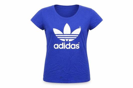 Adidas Womens Blue XL Short Sleeve Sports T-Shirt