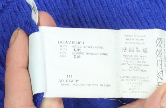 Adidas Womens Blue XL Short Sleeve Sports T-Shirt