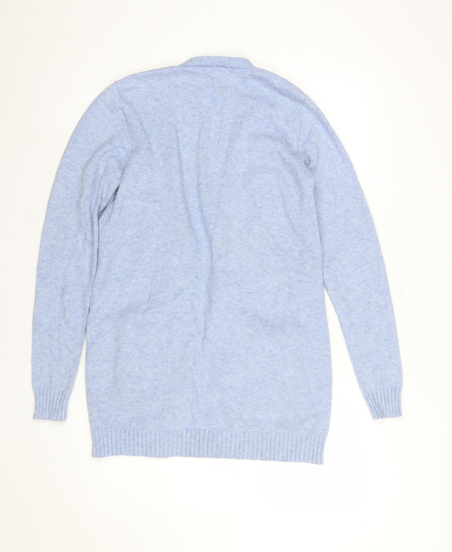 Vila Women Blue Long Sleeve Knit Cardigan Size S