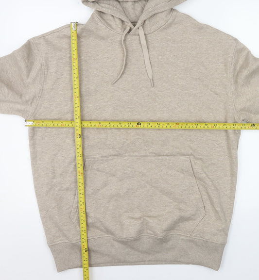 Marks and Spencer Men’s Beige Pullover Hoodie Small Regular Fit