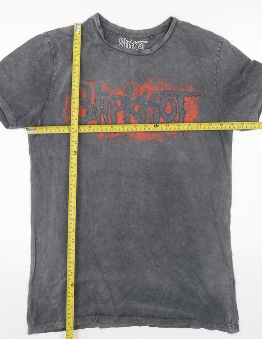 Slipknot Men's Black Short Sleeve Band T-Shirt S Vintage Style