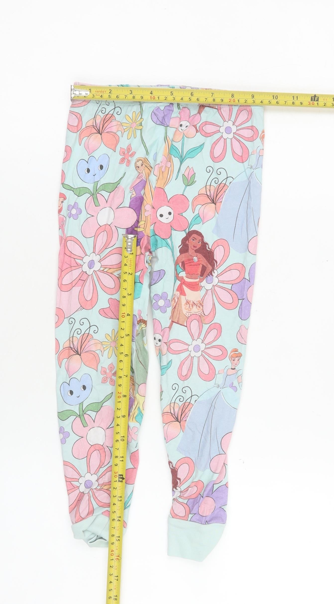 Disney Princess George Girls Multicoloured 4-5 Years Cotton Pyjama Pants