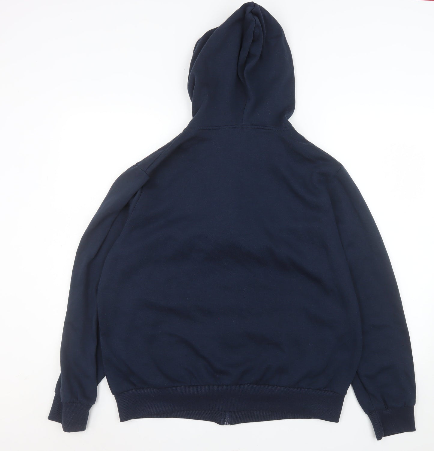 Manchester City Men's Blue Full Zip Hooded Jacket L