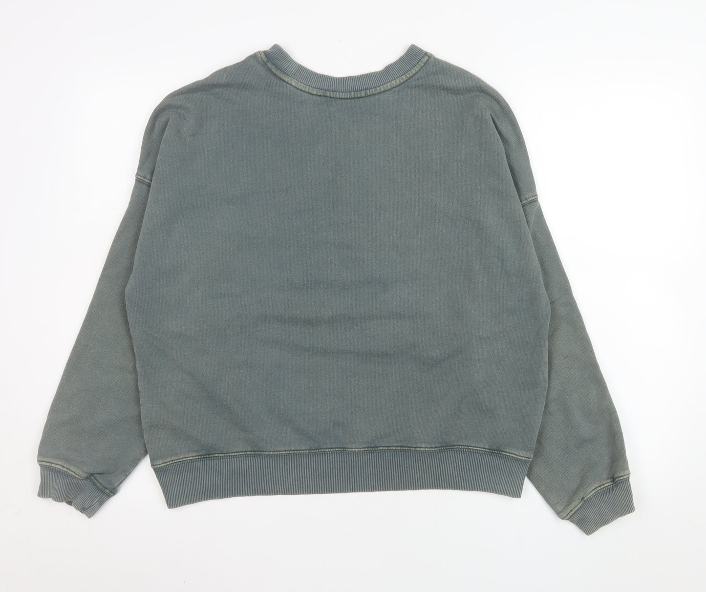 Next Men’s Green Paris L’Amour Graphic Sweatshirt Size M Relaxed Fit