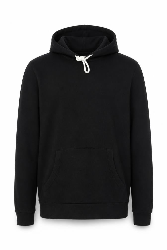ASOS Men’s Black Pullover Hoodie Cotton Medium Regular Fit