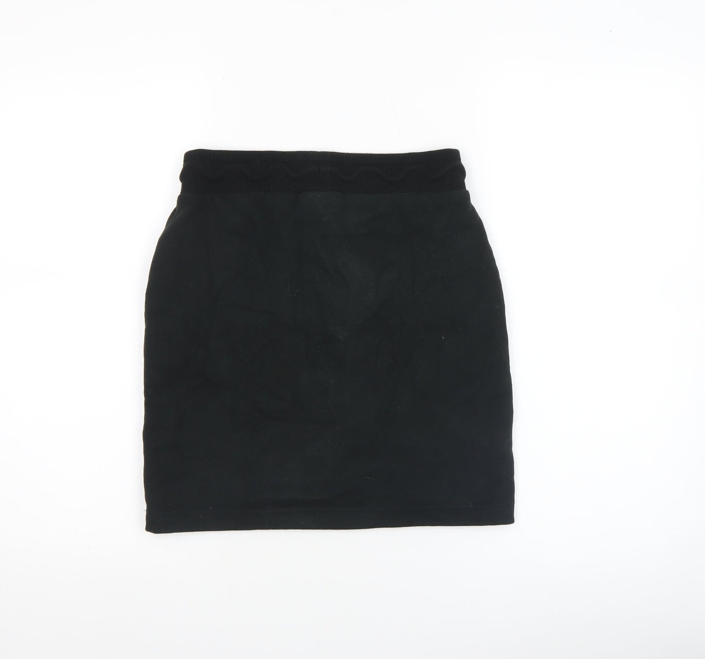 Converse Girls Black Pencil Skirt L 12-13 Years Cotton Blend Chuck Taylor