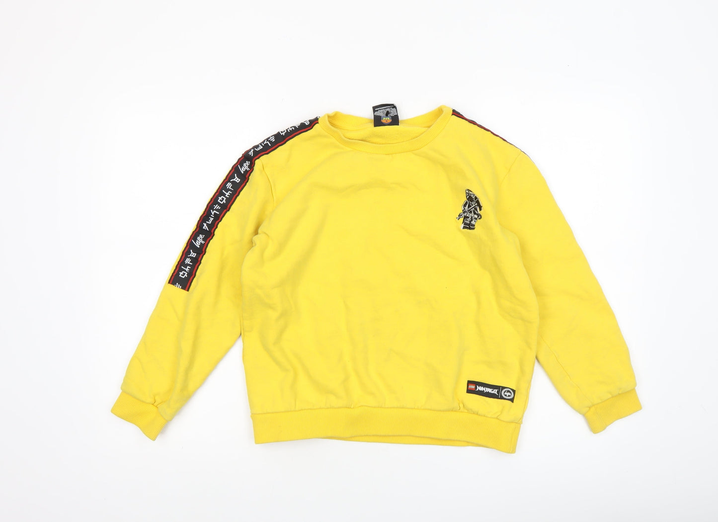 Hype Boys Yellow LEGO Ninjago Sweatshirt 13 Years Pullover Crew Neck