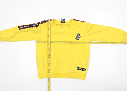 Hype Boys Yellow LEGO Ninjago Sweatshirt 13 Years Pullover Crew Neck