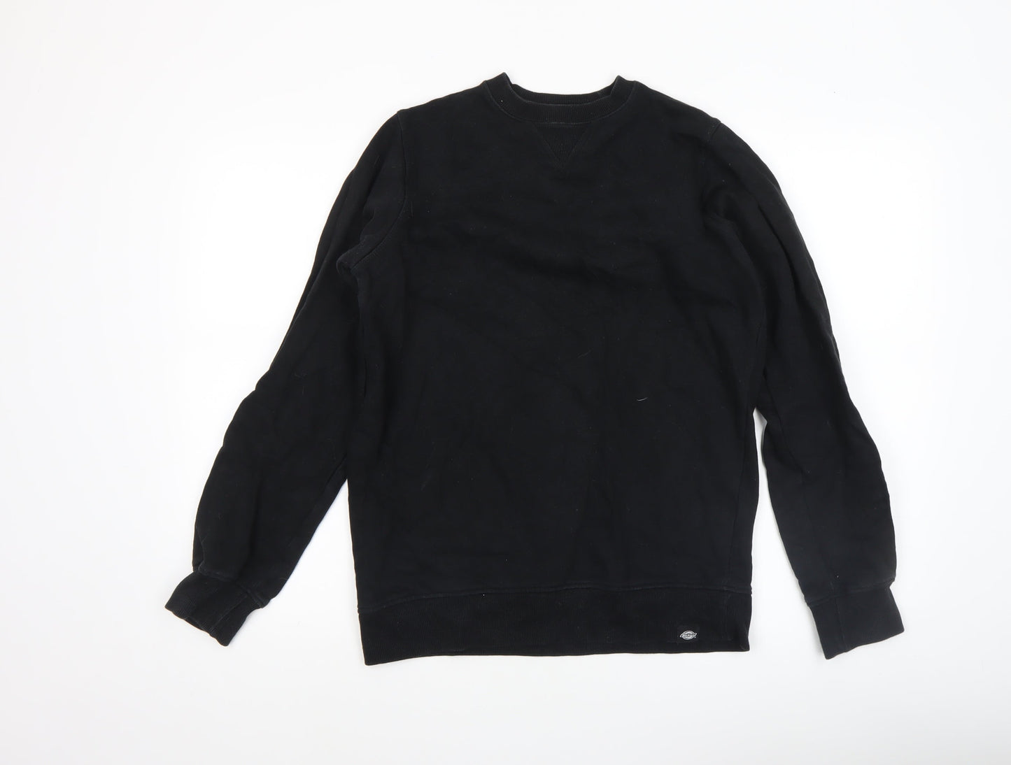 Dickies Men's Black XS Crew Neck Cotton Pullover Sweatshirt