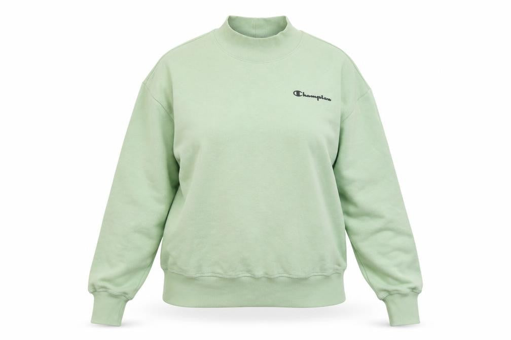 Champion Women's Green XS Pullover Sweatshirt Cotton Blend