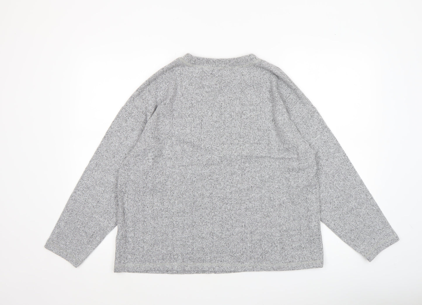 Marks and Spencer Women’s Grey Crew Neck Knit Jumper Size 18