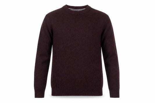 Jack & Jones Men’s Brown Cotton Crew Neck Pullover Jumper Size S