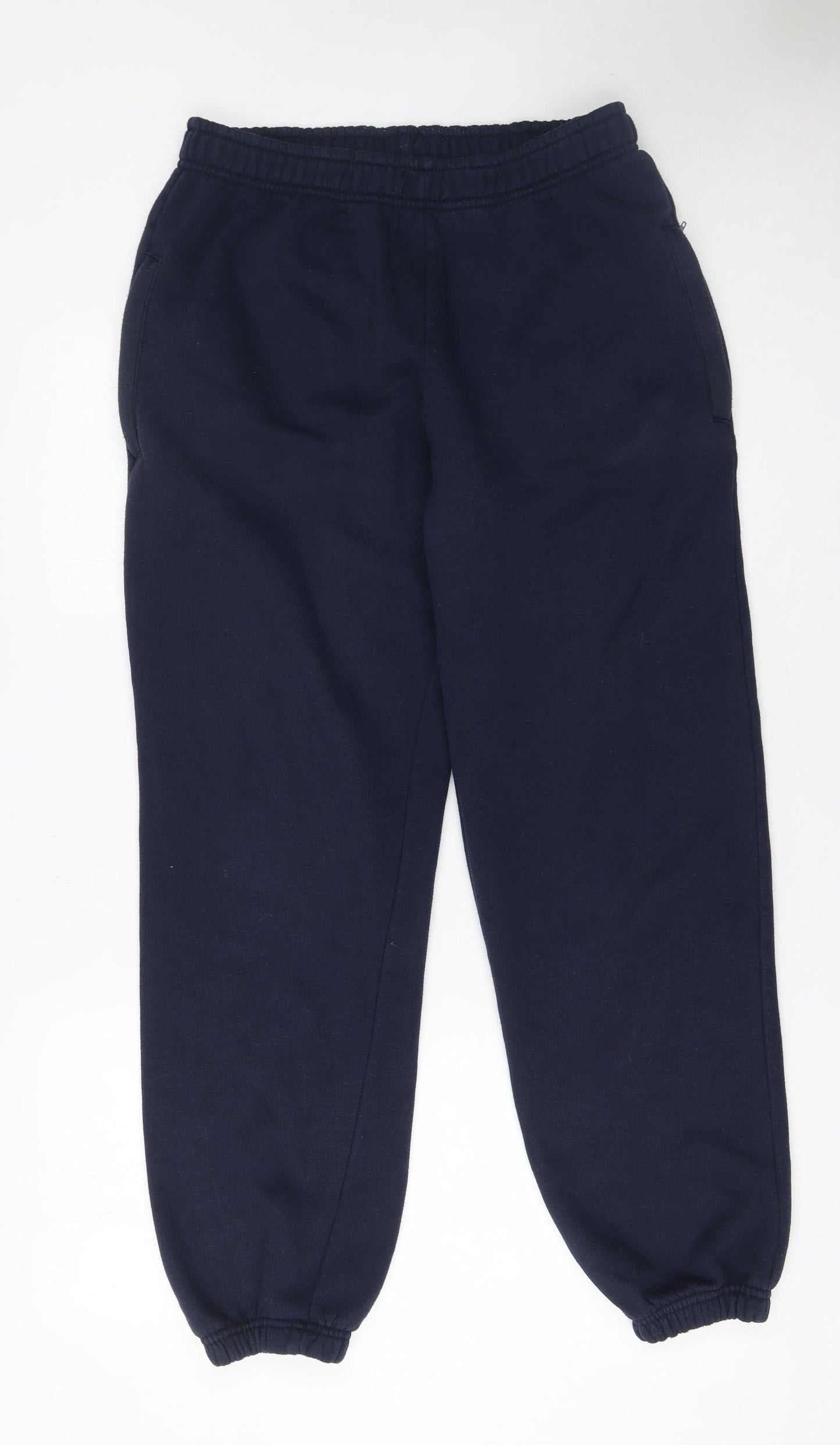 SM Sport Women's Blue Fleece Jogger Trousers Size M