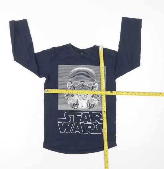 Next Boys Navy Star Wars Stormtrooper Long Sleeve T-Shirt 6 Years