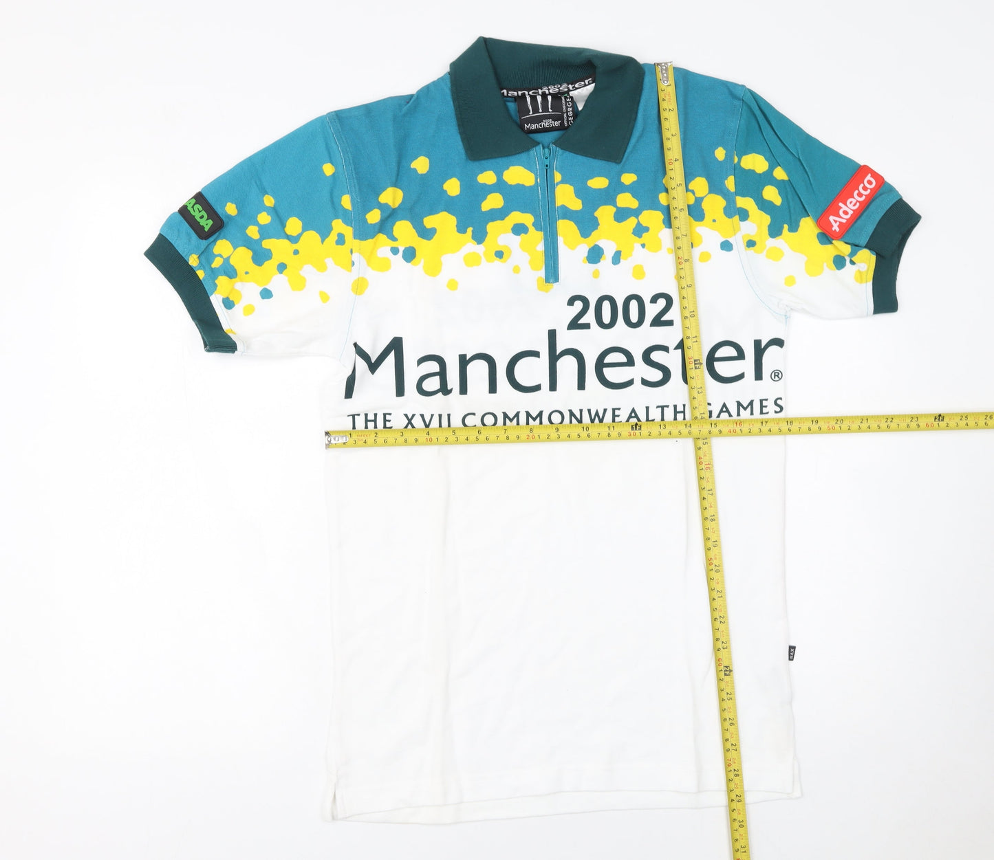George Men’s White 2002 Commonwealth Games Polo Shirt XS