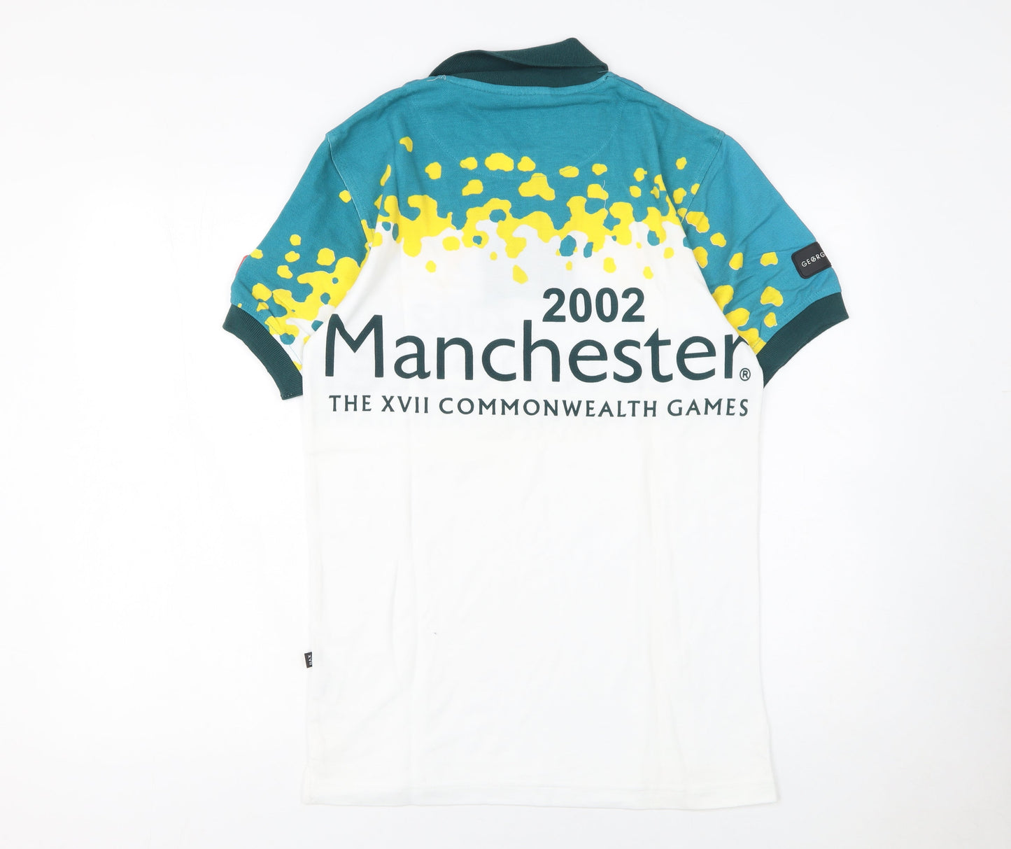 George Men’s White 2002 Commonwealth Games Polo Shirt XS