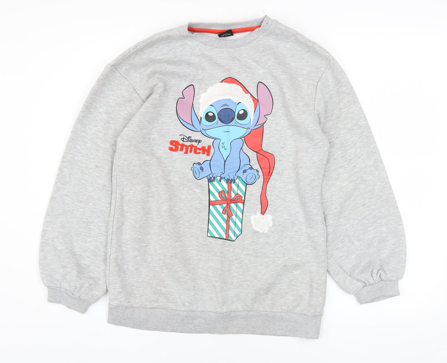 Disney at Primark Girls Grey Stitch Christmas Pullover Jumper 11-12 Years
