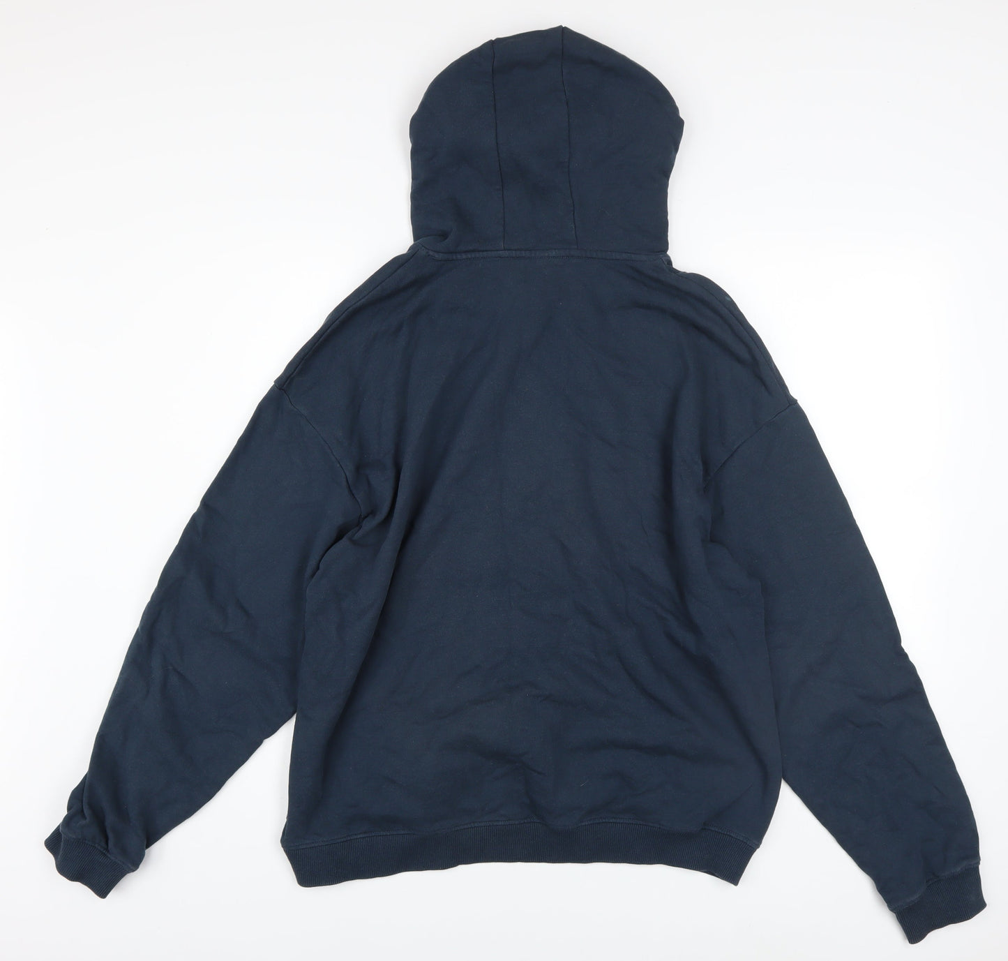 B.U.M. Equipment Men’s Black Pullover Hoodie L Retro College Logo