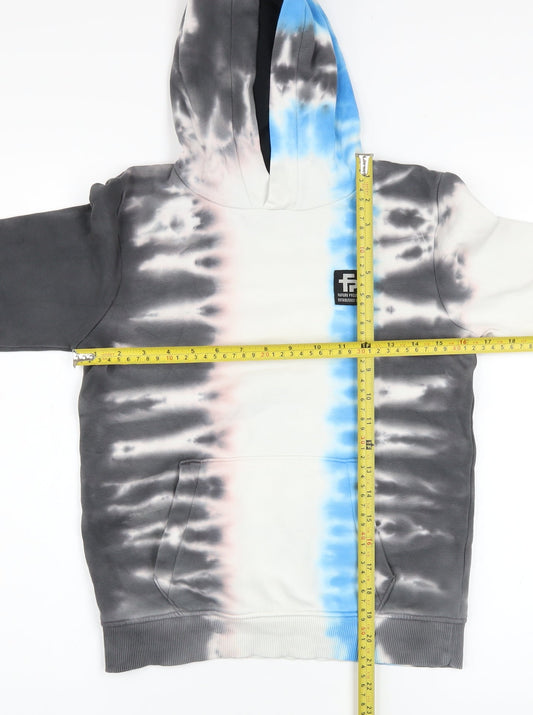 George Boys Multicoloured Tie-Dye Pullover Hoodie 9-10 Years Cotton Blend