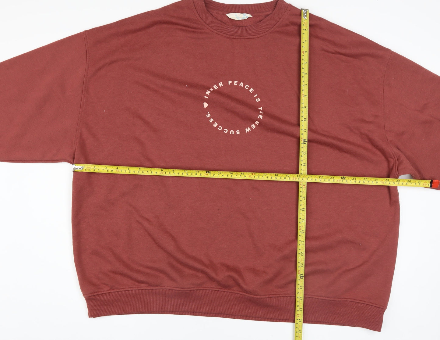 Primark Women’s Brown XL Pullover Sweatshirt with Graphic Print
