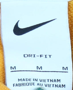 Nike Men’s Yellow Hoodie Dri-FIT Medium Pullover Sweatshirt