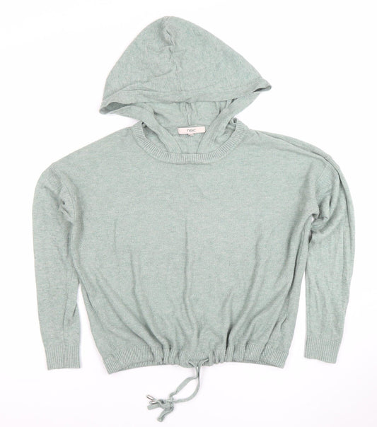 Next Women Green Size 10 Hooded Pullover Jumper