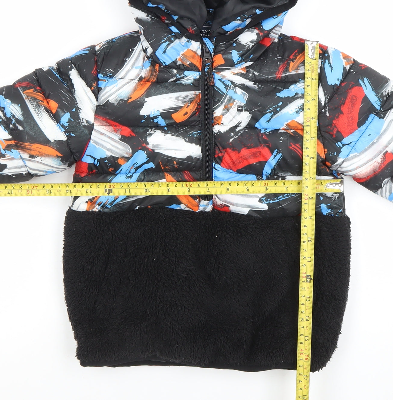 Mountain Warehouse Boys Multicoloured 5-6 Years Hooded Puffer Jacket