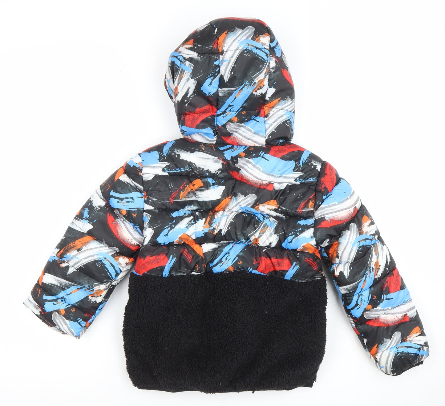 Mountain Warehouse Boys Multicoloured 5-6 Years Hooded Puffer Jacket