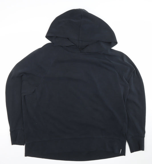 Superdry Women's Black Size 12 Pullover Hoodie Sweatshirt