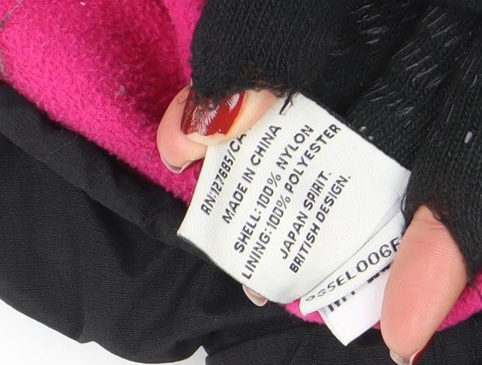 Superdry Women's Black XL Windproof Hooded Softshell Jacket