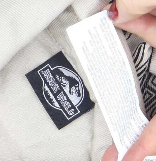 Primark Boys Beige Jurassic World Cotton Jacket 6-7 Years