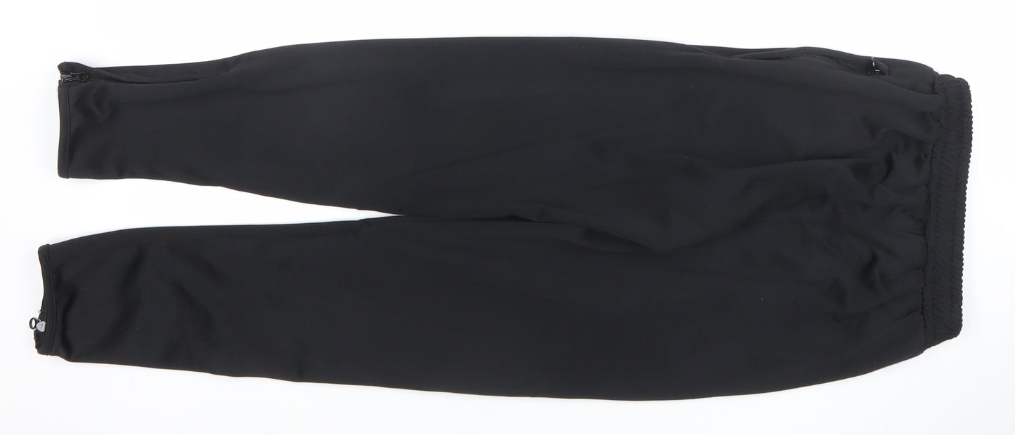 Balon Boys Black XL Football Track Pants 100% Polyester Zip Pockets