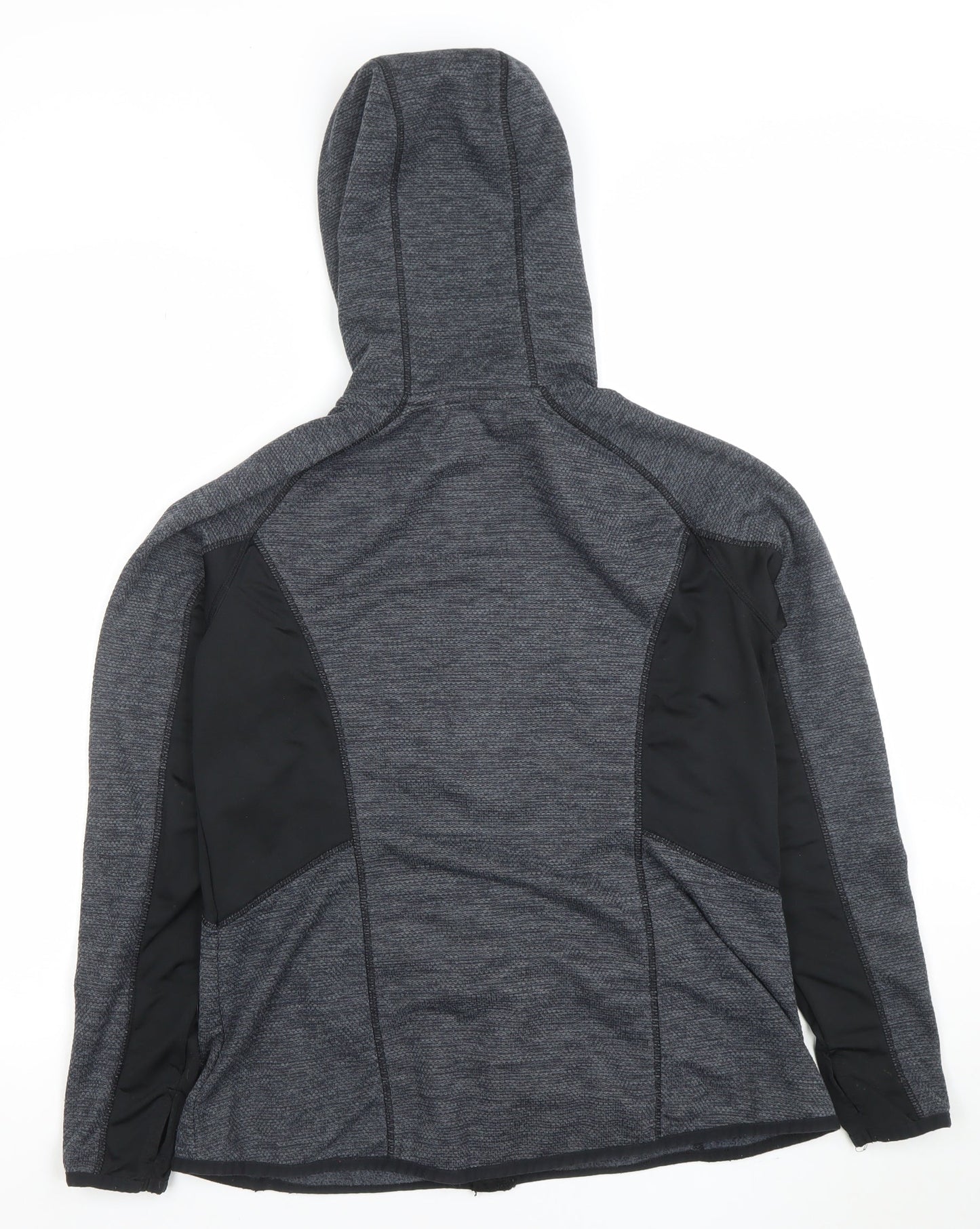 St. Bernard Women's Grey Softshell Hooded Jacket Size 14