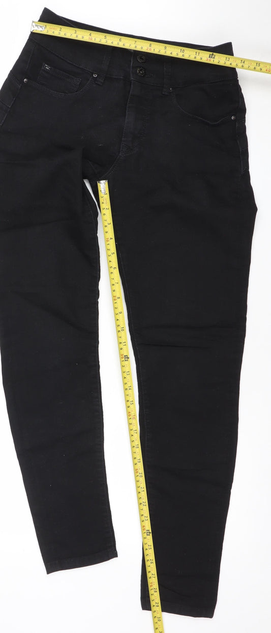 Salsa Women’s Black Skinny Jeans Size 12 Regular Fit Mid Rise