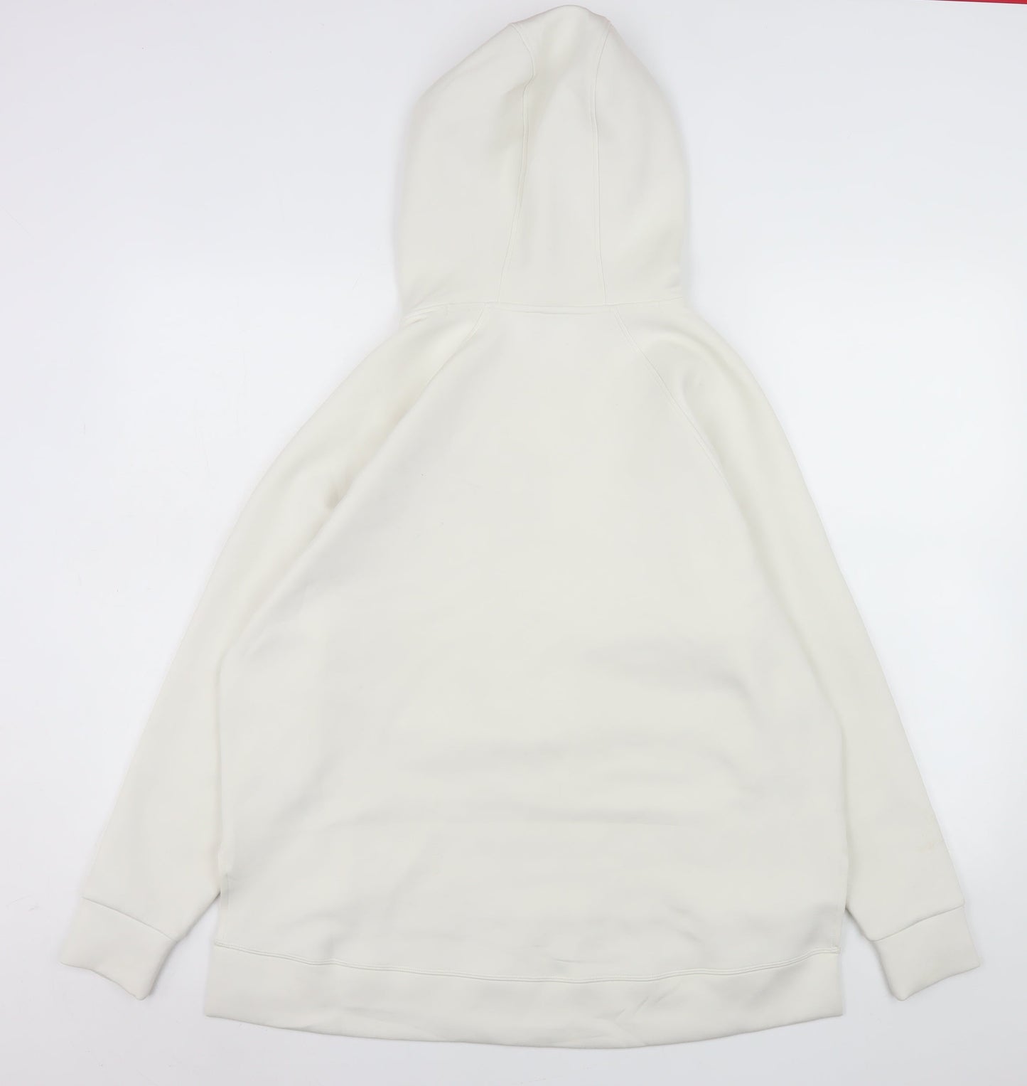 Marks & Spencer Men’s Ivory Pullover Hoodie L Regular Fit