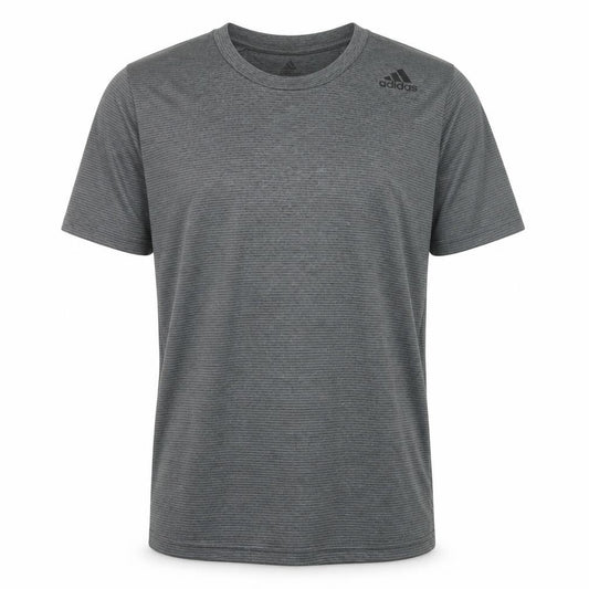 Adidas Mens Grey Small Training T-Shirt Climalite Athletic Fit