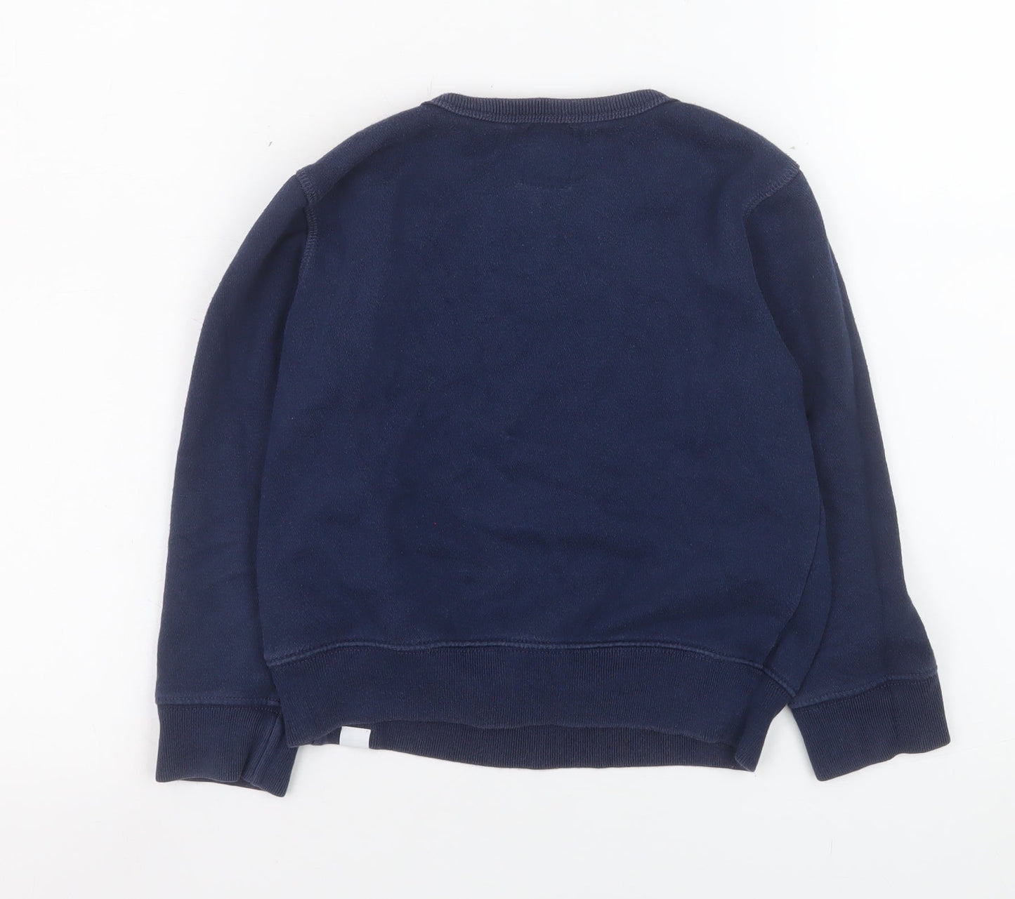 GAP Boys Blue Space Alien Astronaut Pullover Sweatshirt 5 Years Fleece