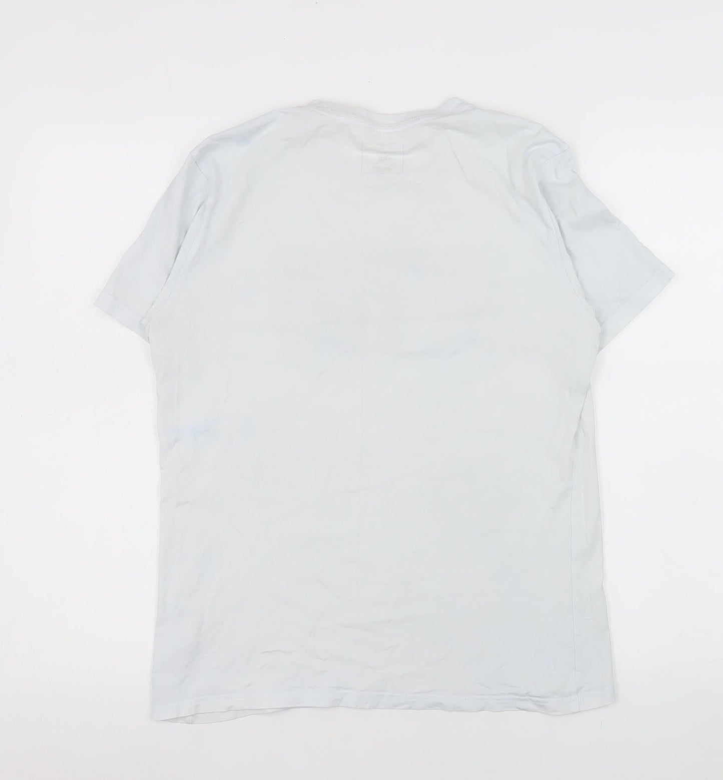 Converse Men’s White All Star Graphic T-Shirt XS Crew Neck Cotton