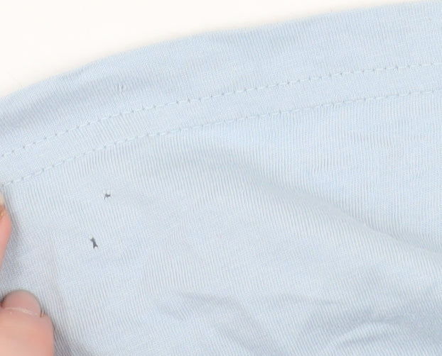 Hummel Boys Blue Cotton Graphic Logo T-Shirt 3-4 Years Short Sleeve