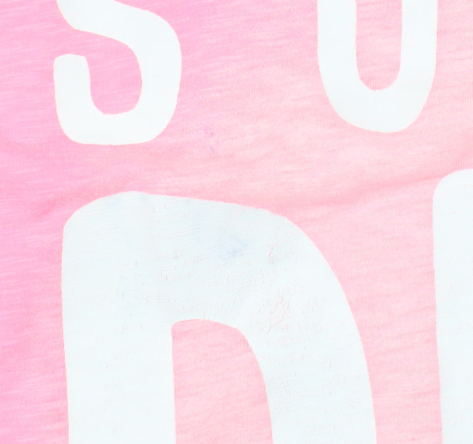 Superdry Sport Women's Pink Long Sleeve Jersey T-Shirt Size M