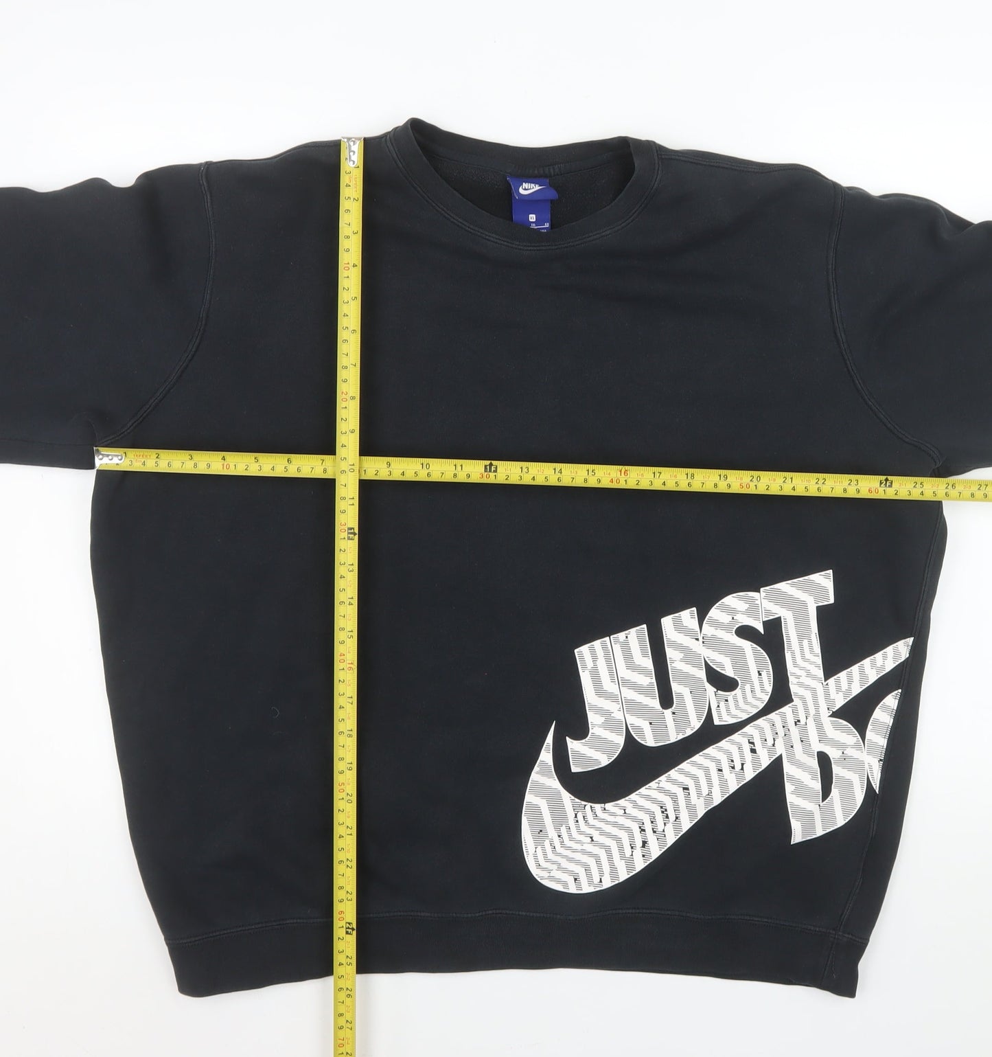 Nike Men's Black XL Pullover Sweatshirt Graphic Print Logo