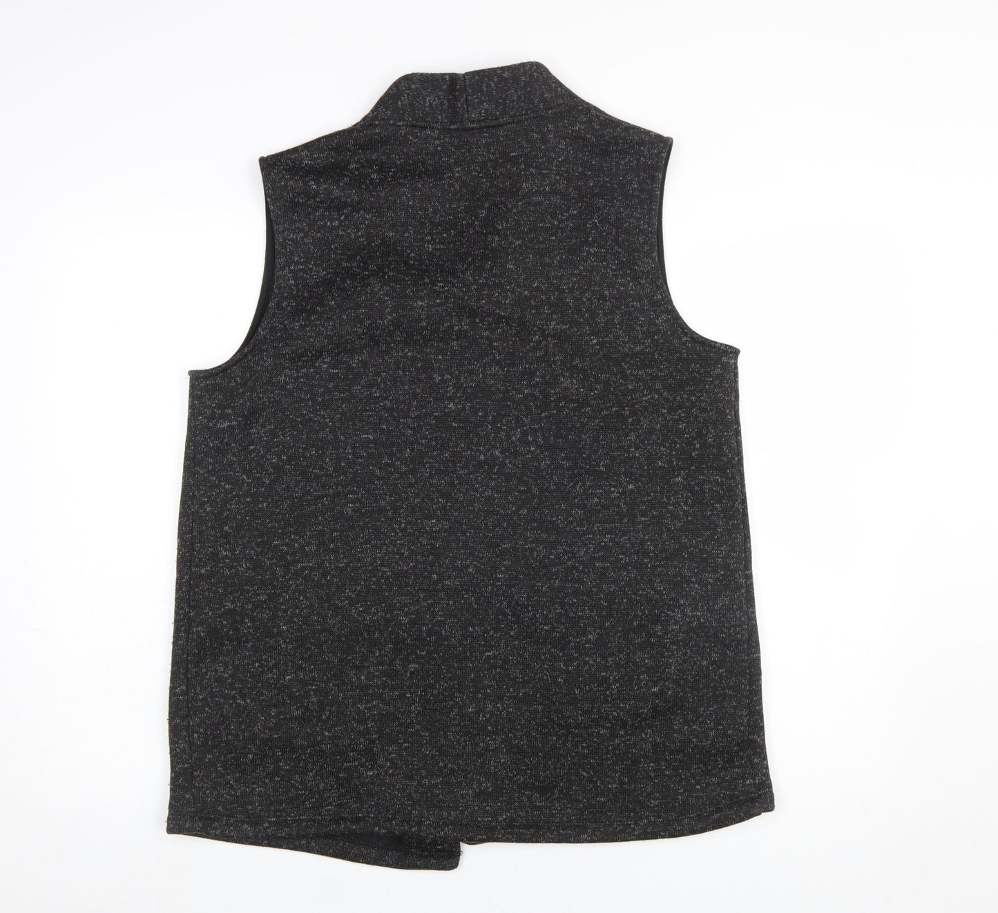 Tigi Womens Grey Sleeveless Knit Vest Size 14 Regular Fit