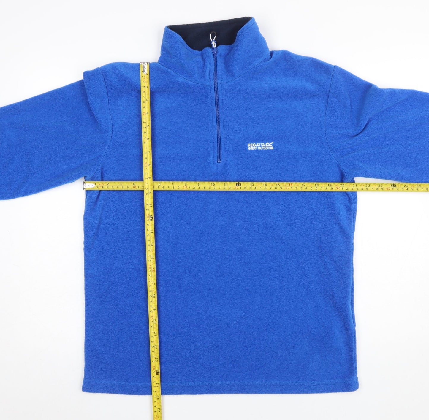 Regatta Men's Blue Fleece Half Zip Pullover Sweatshirt Size L
