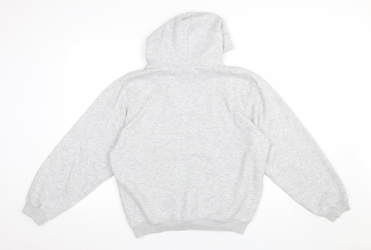 PrettyLittleThing Women’s Grey Pullover Hoodie Size M Cotton Blend