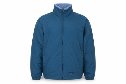 Champion Men Blue M Basic Full Zip Polyester Jacket