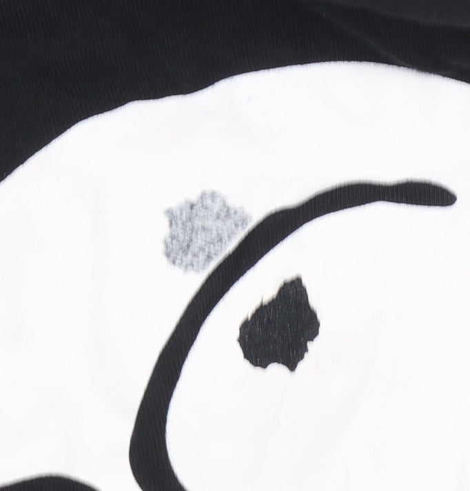 F&F Boys Black Skeleton Hoodie 12-13 Years Halloween Graphic Print