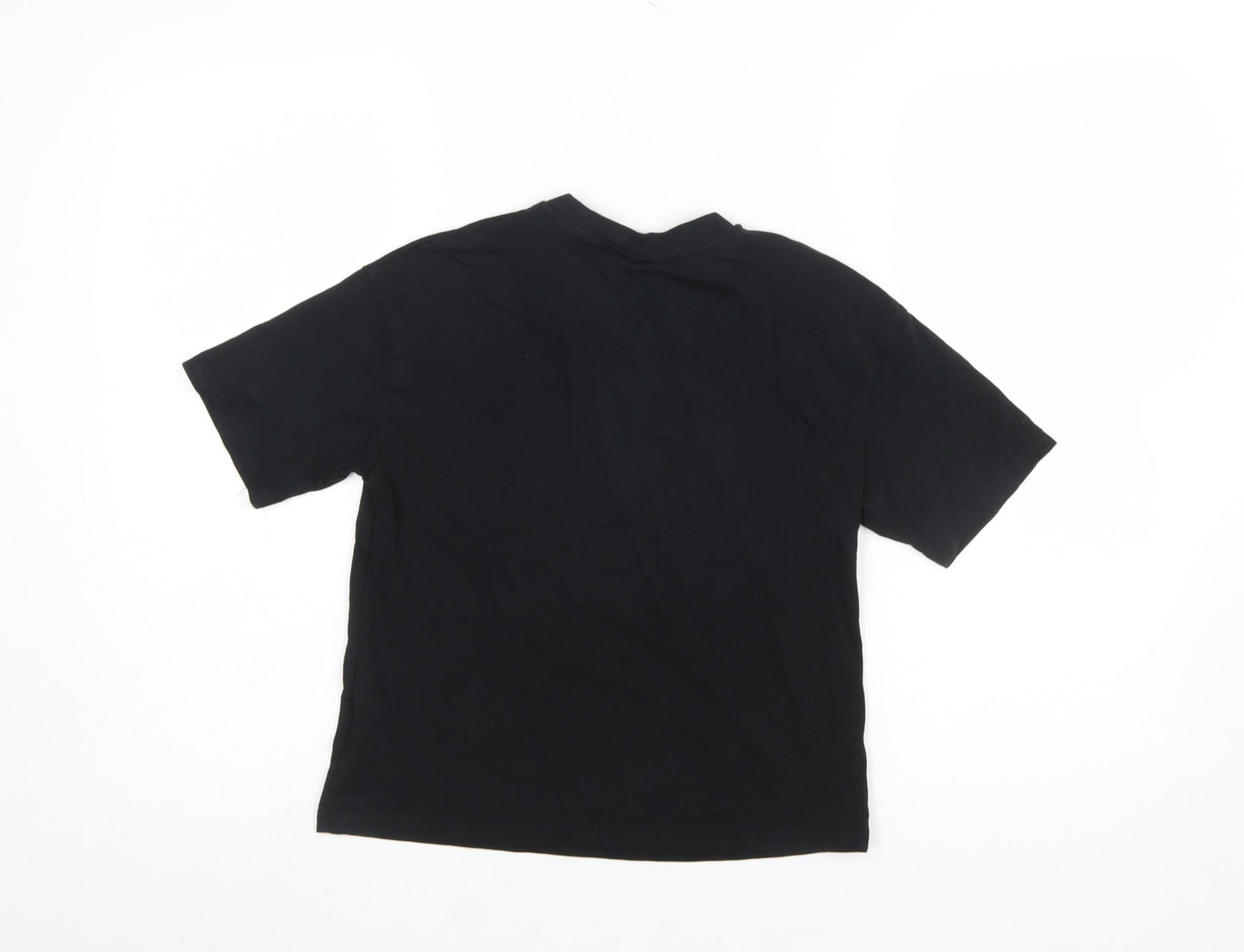 Juicy Couture Girls Black Graphic Logo Cotton T-Shirt 12-13 Years
