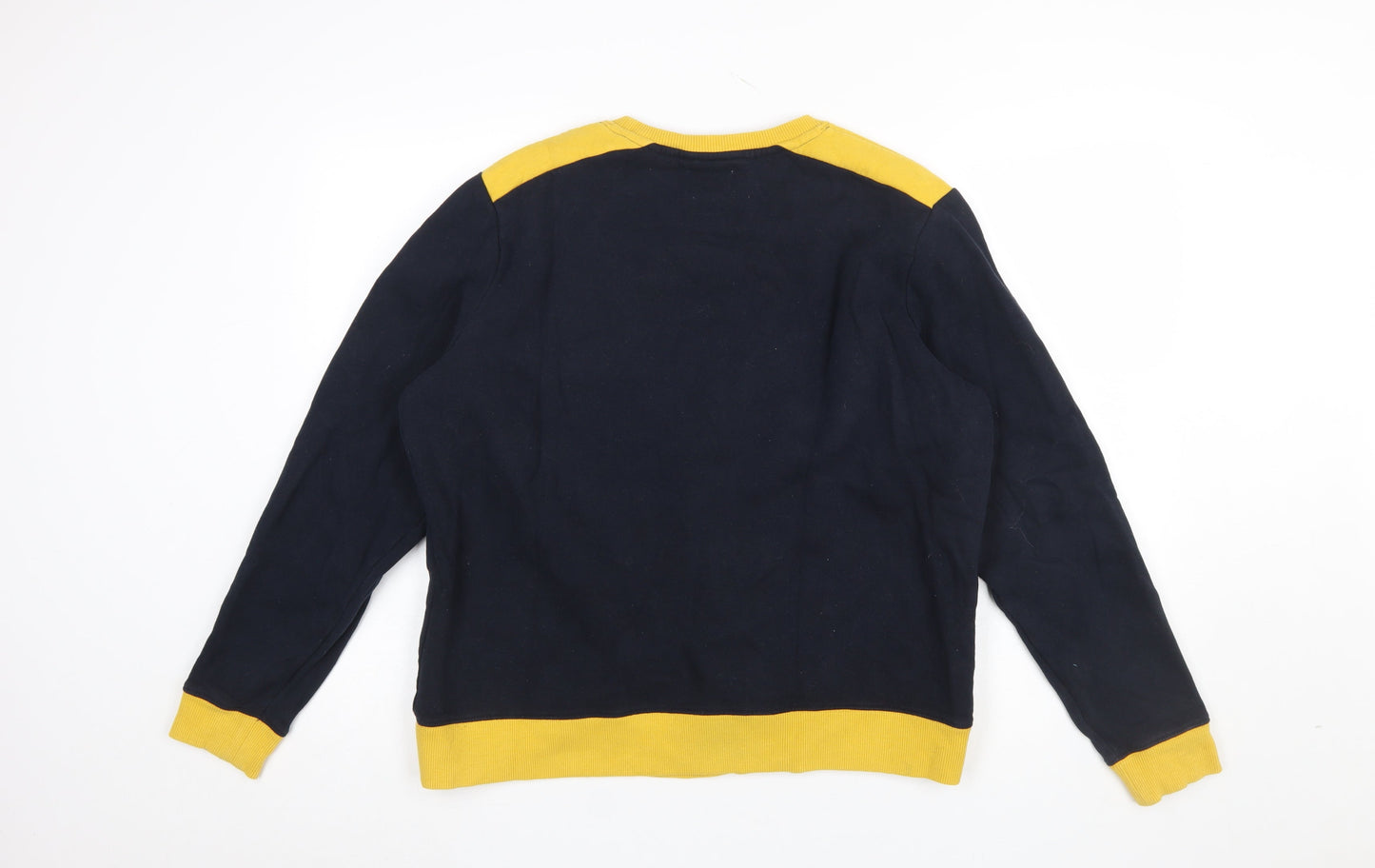 Superdry Womens Blue Logo Pullover Sweatshirt Size 14